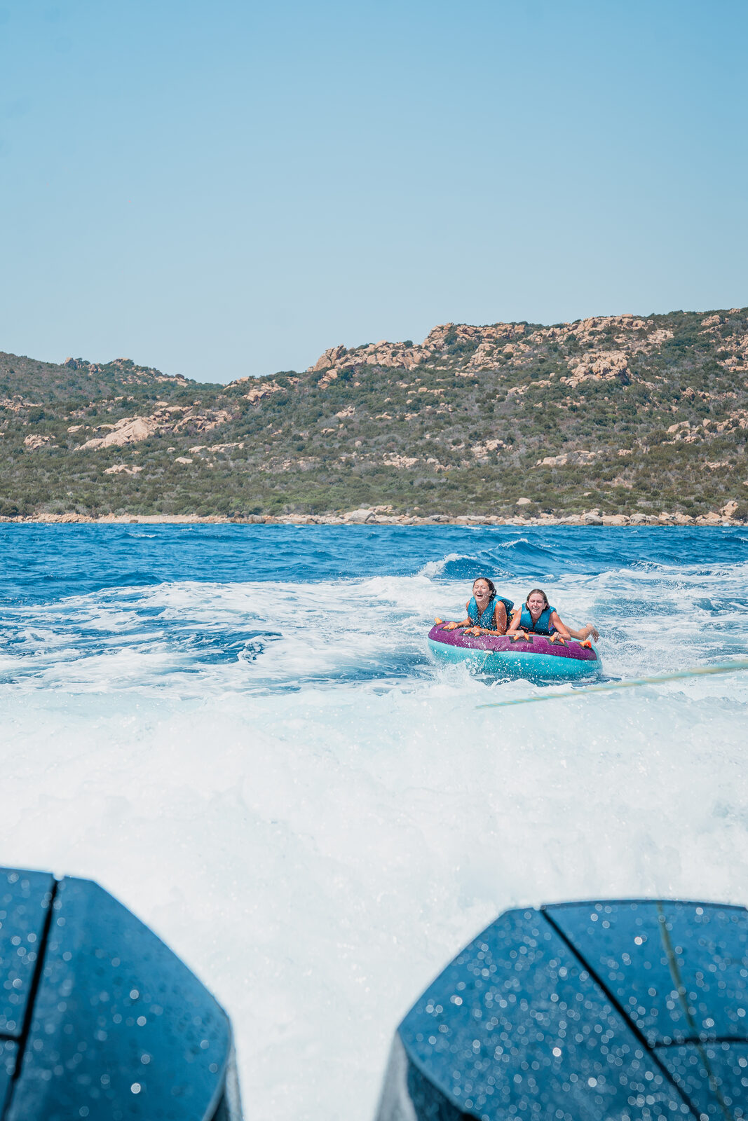 Baignade et mouillage en bateau près de Propriano